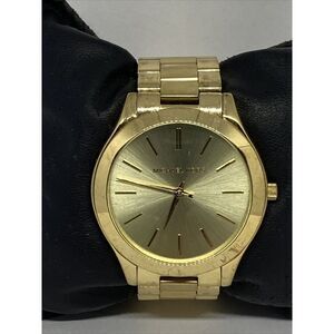 Michael Kors Runway MK3179 Womens Stainless Steel Analog Dial Quartz Watch UC782